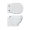 41083 Althea Royal крышка и сиденье для подвесного унитаза белая с плавным закрыванием 41083